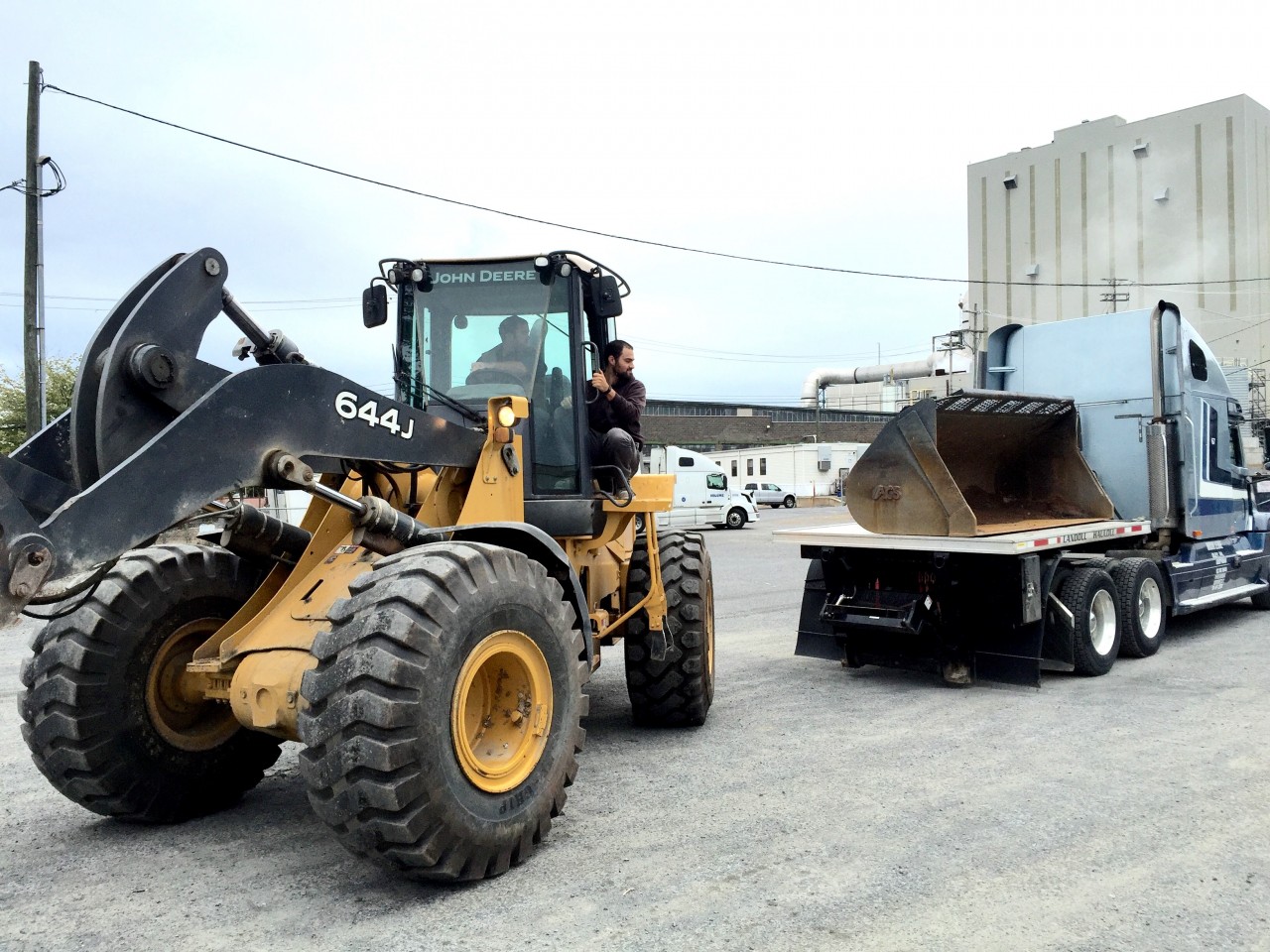 Loaning our Loader to a Customer